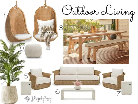 Outdoor Living Option 2 Interior Design Mood Board by DesignbyFussy on Style Sourcebook