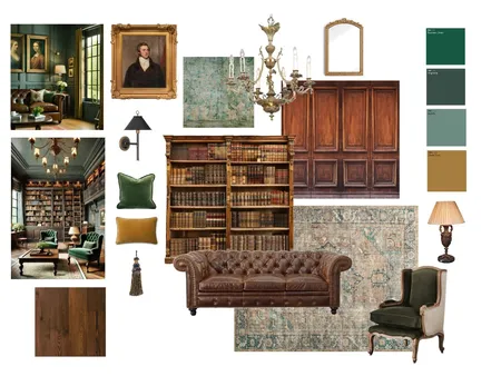 Traditional study Interior Design Mood Board by tormillerdesign@mac.com on Style Sourcebook