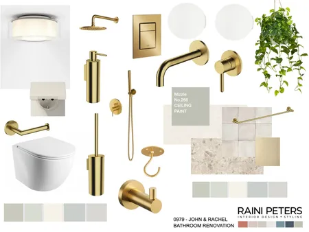 Bathroom John & Rachel omnires Interior Design Mood Board by hello@rainipeters.com on Style Sourcebook
