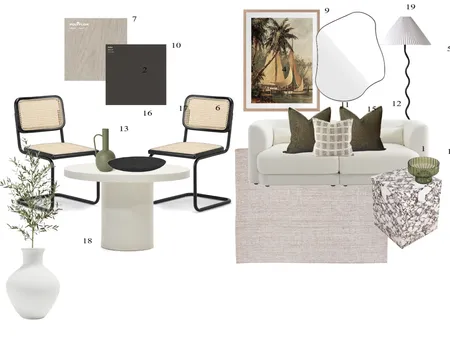 DDA Office Option 1 Interior Design Mood Board by jordierowe