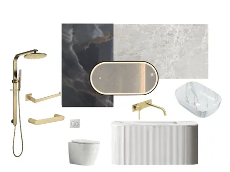 Powder room_Final Interior Design Mood Board by DesignSudio21 on Style Sourcebook
