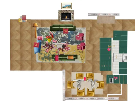 Great Room Space Planning Scale Interior Design Mood Board by dl2407 on Style Sourcebook