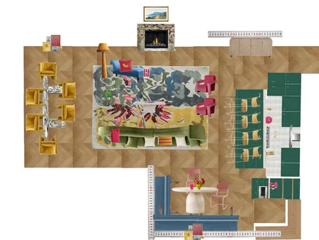 Great Room Space Planning Scale Interior Design Mood Board by dl2407 on Style Sourcebook