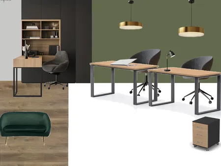 кабинет большой 2 Interior Design Mood Board by Elena1982