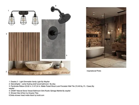 Jerry & Jaymie bathroom Mood Board Interior Design Mood Board by Karen123 on Style Sourcebook