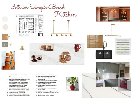 Interior Sample Board Kitchen Interior Design Mood Board by gylora@yahoo.fr on Style Sourcebook