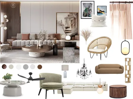 living Interior Design Mood Board by jnanesh on Style Sourcebook