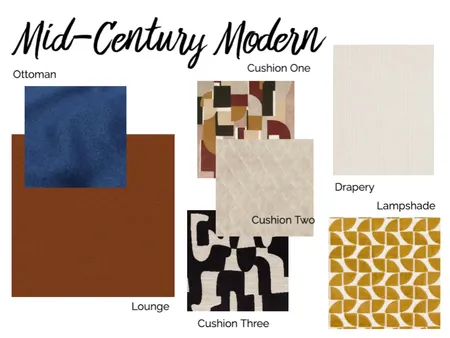 Mid-Century Home - Assignment 8 Interior Design Mood Board by MD Interiors on Style Sourcebook