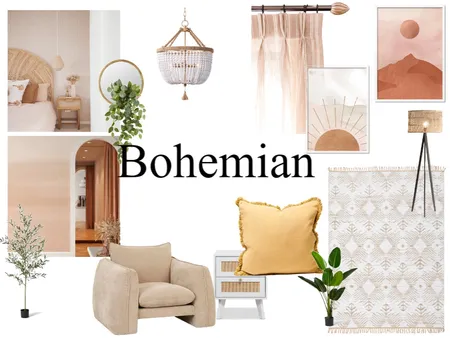 Bohemian Style Mood Board Interior Design Mood Board by Rachel DT on Style Sourcebook