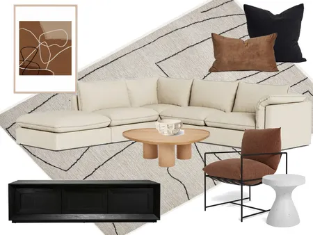 Johnstone living room dark option Interior Design Mood Board by tlaws on Style Sourcebook