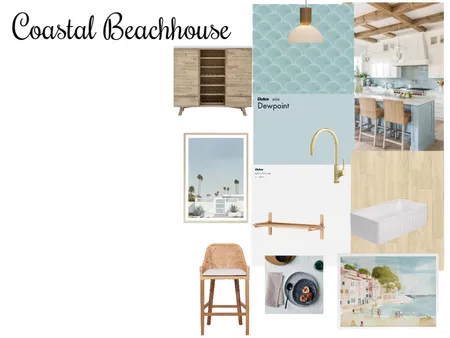 coastal beach house kitchen Interior Design Mood Board by estokker on Style Sourcebook