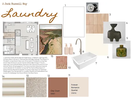 IDI Ass 9 Laundry Interior Design Mood Board by hausmade on Style Sourcebook