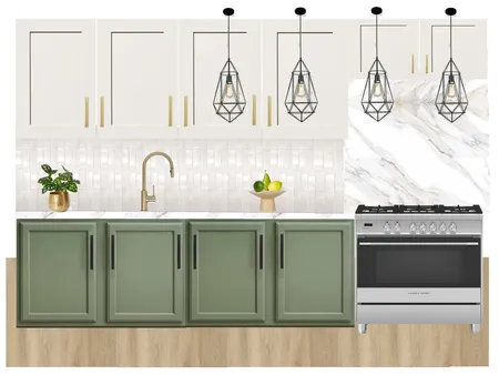 Modern Farmhouse Kitchen Interior Design Mood Board by Brianne.marie.gisele