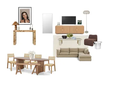 Lounge Room Interior Design Mood Board by ashbakewell