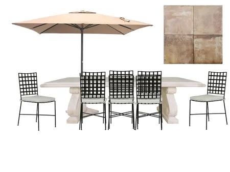 Trudi courtyard Interior Design Mood Board by tlaws on Style Sourcebook