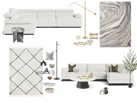 Living Room Interior Design Mood Board by Sandraa98
