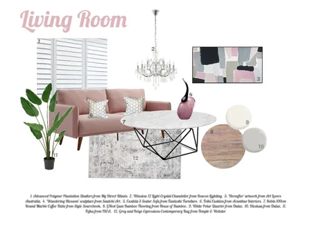 Ground Floor Living Room Interior Design Mood Board by Loppy on Style Sourcebook