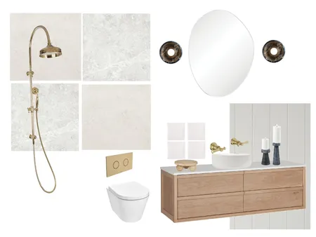 Sable & Stone Guest Bathroom Interior Design Mood Board by Sable & Stone Interiors on Style Sourcebook