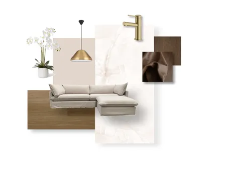 Soft pink and brown palette Interior Design Mood Board by Elen Babayan on Style Sourcebook