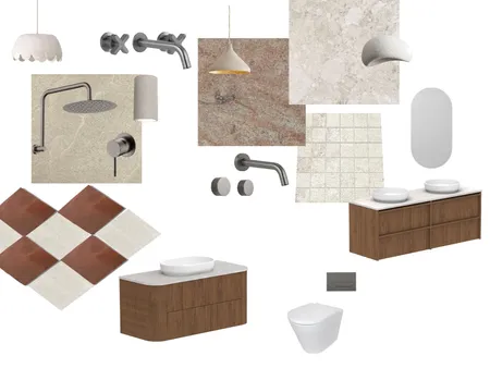 Downstairs bathroom MB1 Interior Design Mood Board by tuaoigrace@outlook.com on Style Sourcebook