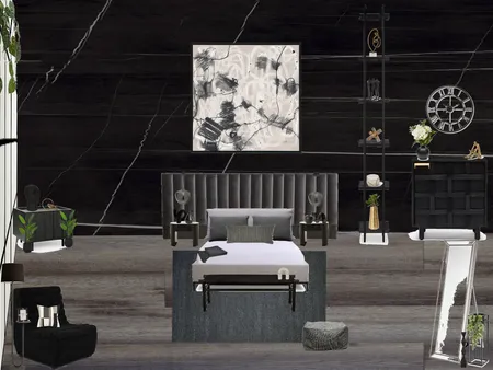 modern industrial bedroom Interior Design Mood Board by Bug032aa! on Style Sourcebook
