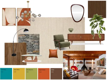 Mid Century Modern Interior Design Mood Board by amber.ec@outlook.com.au on Style Sourcebook