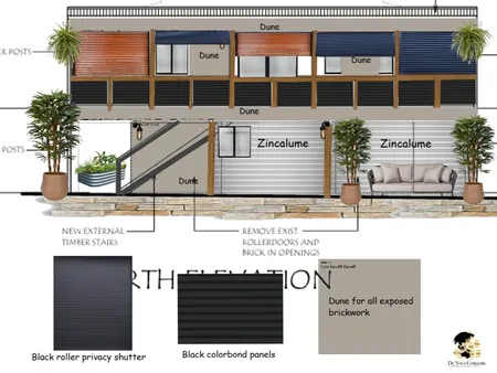 Michael's north elevation Interior Design Mood Board by De Novo Concepts on Style Sourcebook