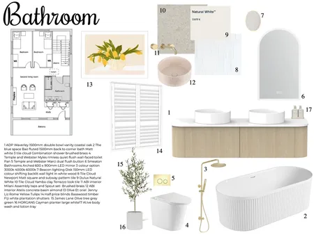 Bathroom Interior Design Mood Board by Hannahstinton on Style Sourcebook