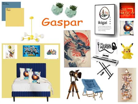 Gaspi's Room Interior Design Mood Board by Little Artichoke on Style Sourcebook