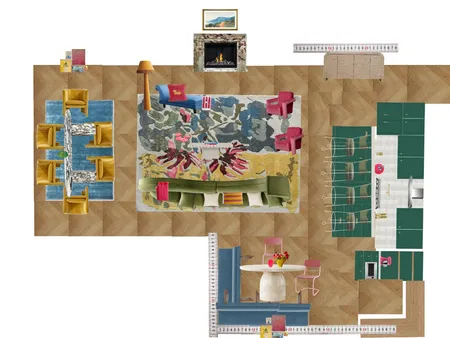 Great Room Space Planning Scale Interior Design Mood Board by dl2407 on Style Sourcebook