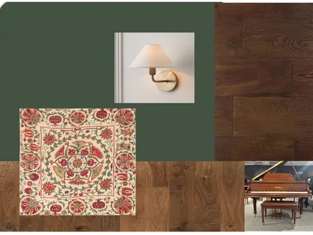 Betsey music room w/suzani Interior Design Mood Board by mphamilton on Style Sourcebook
