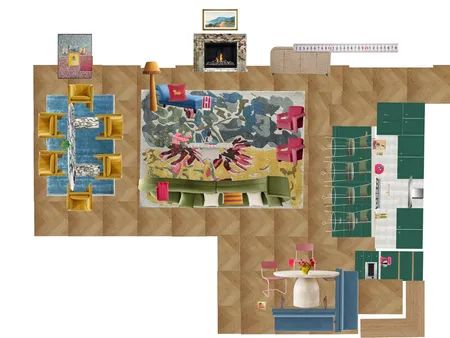 Great Room Space Planning Scale Interior Design Mood Board by dl2407 on Style Sourcebook