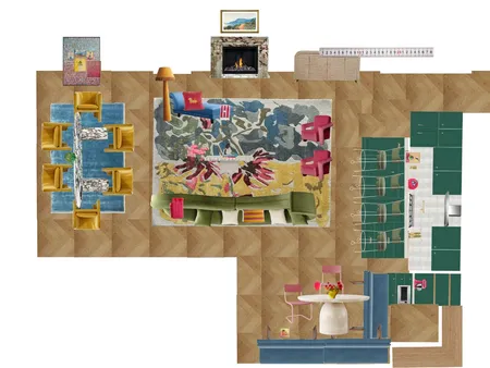 Great Room Space Planning Scale Interior Design Mood Board by dl2407 on Style Sourcebook