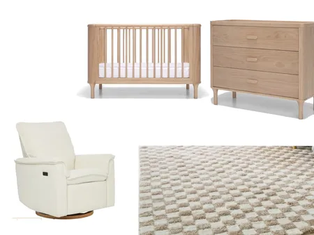 Baby Room Interior Design Mood Board by alissaf