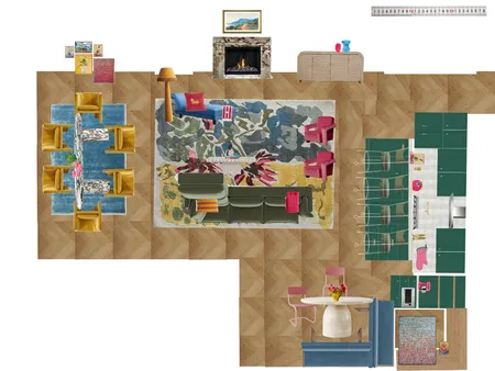 Great Room Space Planning Scale Interior Design Mood Board by dl2407 on Style Sourcebook