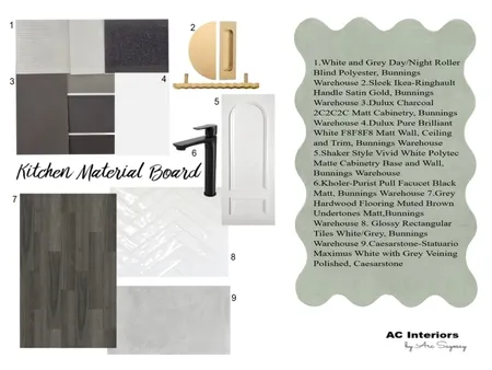 Kitchen Final Interior Design Mood Board by arc_cabz@yahoo.com on Style Sourcebook
