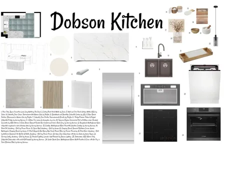 Dobson Kitchen Sample Board Interior Design Mood Board by nerolie_10@hotmail.com on Style Sourcebook