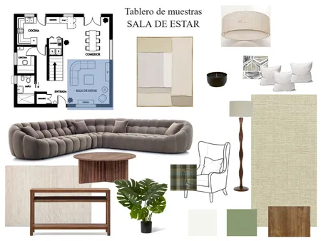 tablero de muestras sala de estar Interior Design Mood Board by anukabrass on Style Sourcebook