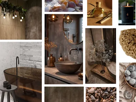 подборка фактуры и цвета для ванной Interior Design Mood Board by Olga Rash on Style Sourcebook