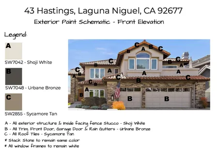 Hastings Exterior Paint - Front Elevation Interior Design Mood Board by MicheleDeniseDesigns on Style Sourcebook
