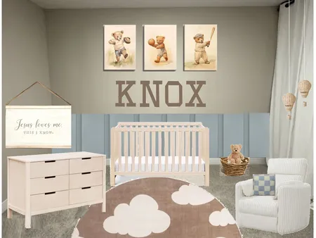 KNOX NURSERY south wall Interior Design Mood Board by AlexaWhitehurst on Style Sourcebook