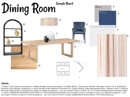 Assignment 9 - dining Interior Design Mood Board by PriscillaS on Style Sourcebook