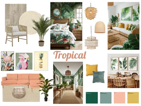 Tropical Interior Design Mood Board by maddie.barr06 on Style Sourcebook