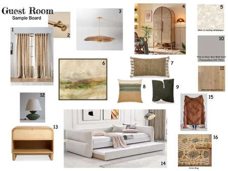 Guest Room Interior Design Mood Board by Smedeiros77 on Style Sourcebook