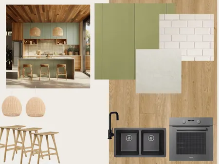 mid century kitchen Interior Design Mood Board by Stefanidou Dimitra on Style Sourcebook