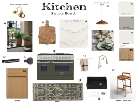 Kitchen Sample Board Interior Design Mood Board by Smedeiros77 on Style Sourcebook