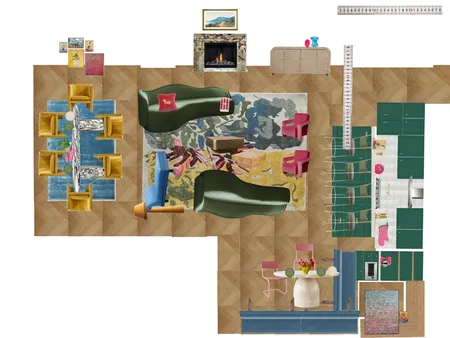 Great Room Space Planning Scale Interior Design Mood Board by dl2407 on Style Sourcebook