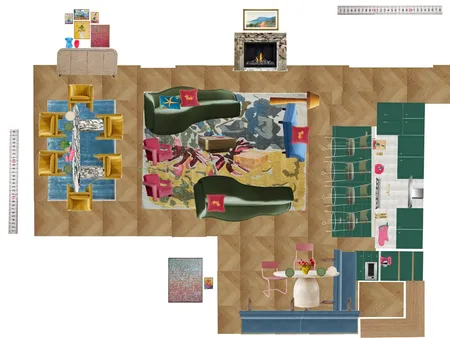 Great Room Space Planning Scale Interior Design Mood Board by dl2407 on Style Sourcebook