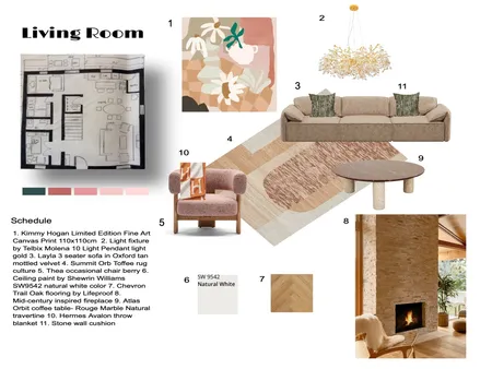 IDI Assign 9 Living Room Interior Design Mood Board by Idesignstyle on Style Sourcebook