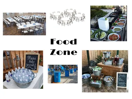 NHSIE Block Party- Food Zone Interior Design Mood Board by kiarasoto on Style Sourcebook